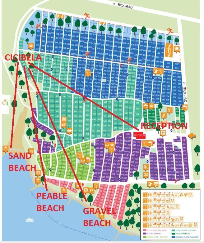 Mobile Home Cicibela 比奥格勒·纳·莫鲁 外观 照片